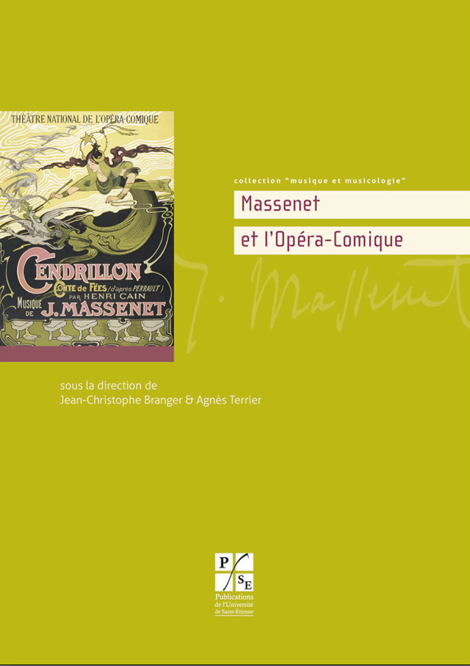 Couverture Massenet et l'Opéra-Comique