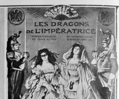 Affiche-des-Dragons-de-l-imperatrice-Messager-par-Lucien-Metivet