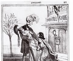 Hector-Berlioz-tenant-dans-ses-bras-Les-Troyens-caricature-de-Cham
