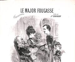 Page de titre La chansonnette Le Major Fougasse