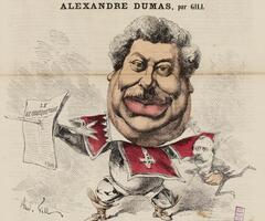 Alexandre Dumas par Gill