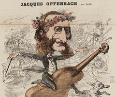 Jacques Offenbach par Gill