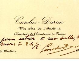 	Carte-de-Carolus-Durand-a-Martin-Pierre-Marsick-1904-1913