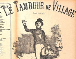 Page-de-titre-de-la-scene-comique-Le-Tambour-de-village-Letellier-Parizot
