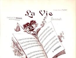 	Page-de-titre-du-sonnet-La-Vie-Matabon-Blanc-Lachau