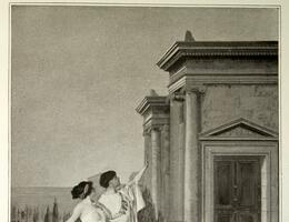 Scene-de-Lysistrata-Dutacq-acte-II-Le-temple-d-Artemis