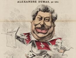 Alexandre Dumas par Gill