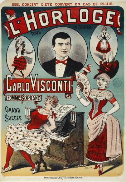 Carlo Visconti l'homme soprano à l'Horloge