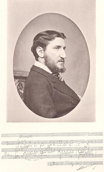 Albert Cahen (portrait et autographe)