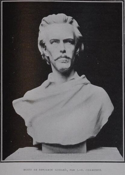 Benjamin Godard (buste de J.-B. Champbeil)