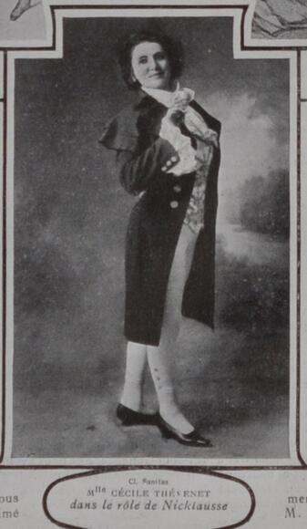 Cécile Thévenet en Nicklausse (Les Contes d'Hoffmann d'Offenbach)