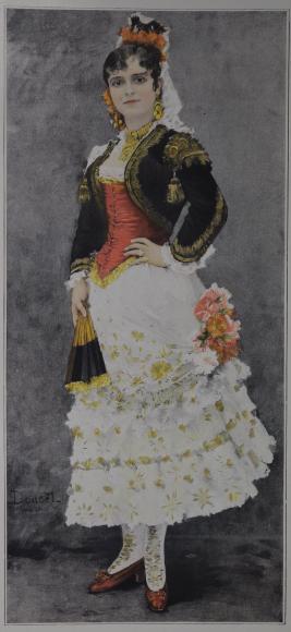 Célestine Galli-Marié en Carmen (L. Doucet)