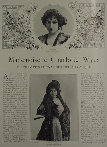 Charlotte Wyns en Carmen (actes III et IV)