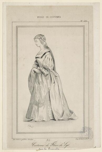 Costume de Fleur de Lys (La Esmeralda de Bertin)
