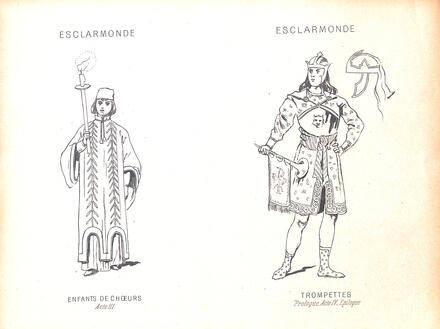 Costumes d'Esclarmonde de Massenet (Enfants de chœur et Trompettes)