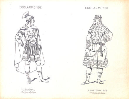 Costumes d'Esclarmonde de Massenet (Général et Thuriféraires)