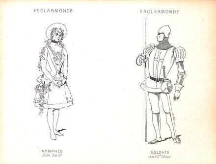 Costumes d'Esclarmonde de Massenet (Nymphes et Soldats)