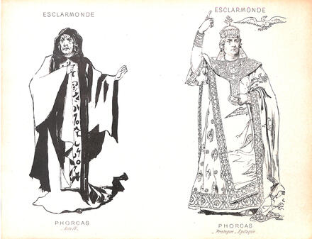 Costumes d'Esclarmonde de Massenet (Phorcas)