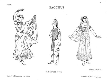 Costumes de Bacchus de Massenet (Hindoues)