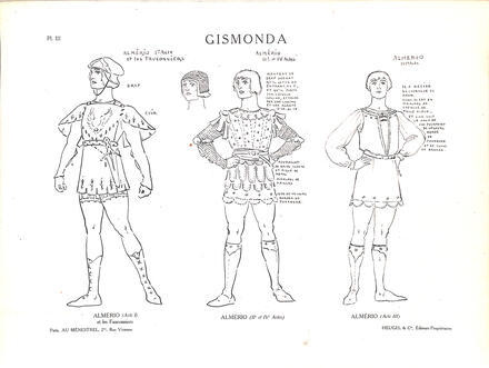 Costumes de Gismonda de Février (Almério)
