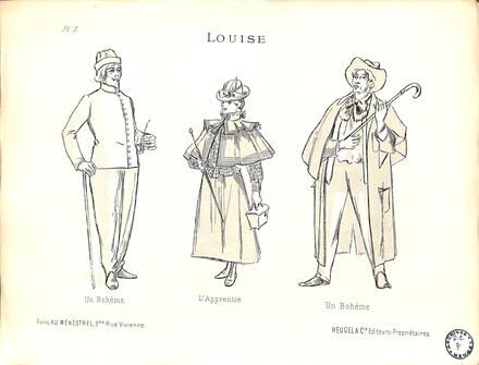 Costumes de Louise de Charpentier (Un Bohème et l'Apprentie)