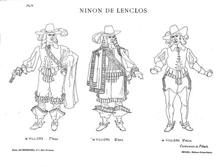 Costumes de Ninon de Lenclos (Maingueneau) : planche V