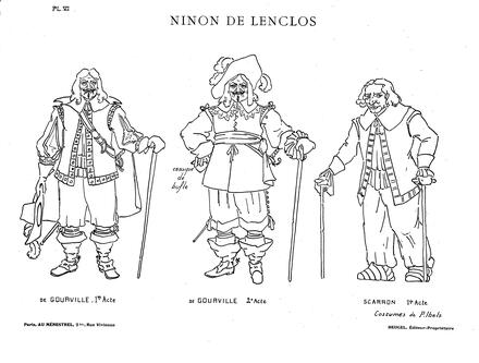 Costumes de Ninon de Lenclos (Maingueneau) : planche VI