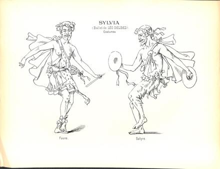 Costumes de Sylvia de Delibes (Faune et Satyre)