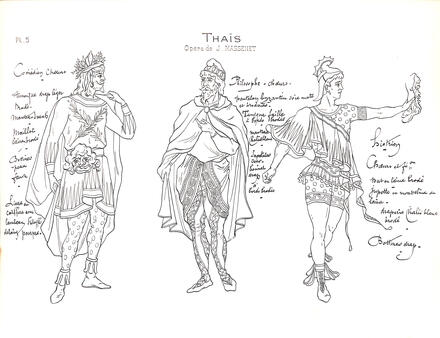 Costumes de Thaïs de Massenet (Comédien, Philosophe et Histrion)