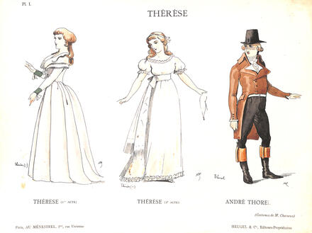 Costumes de Thérèse de Massenet (Thérèse et André Thorel)