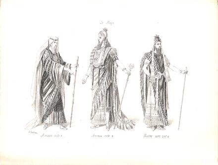 Costumes du Mage de Massenet (Amrou et Prêtre)
