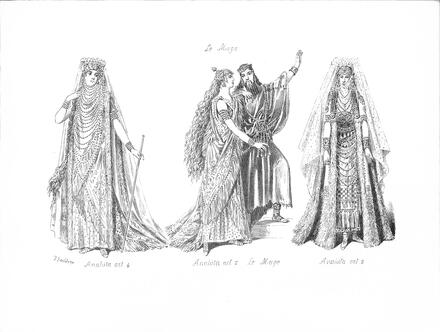 Costumes du Mage de Massenet (Anahita)