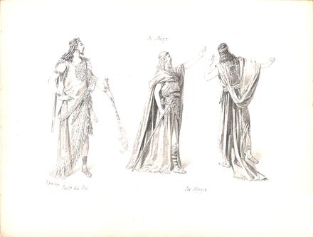 Costumes du Mage de Massenet (Suite du Roi et Les Mages)