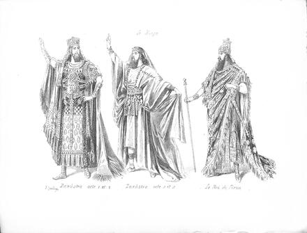 Costumes du Mage de Massenet (Zarastra et le Roi de l'Iran)