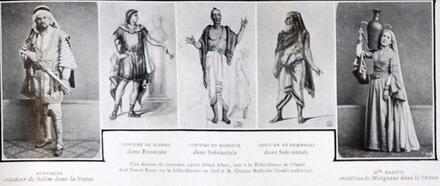 Costumes pour La Statue de Reyer