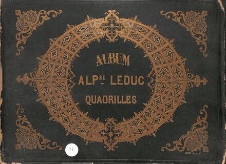 Album quadrilles (Leduc)