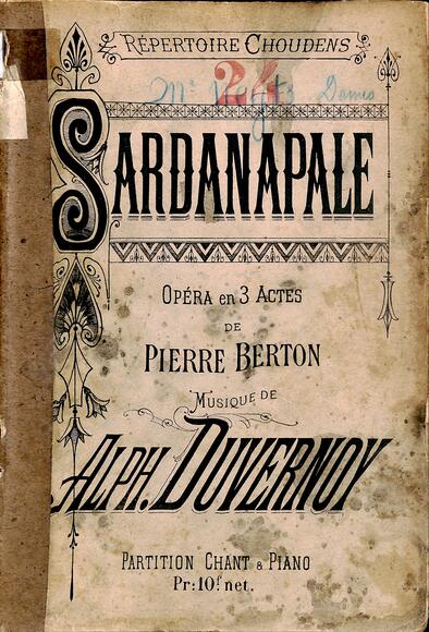 Sardanapale (Berton / Duvernoy)