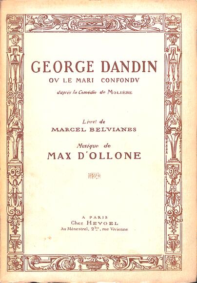 George Dandin (Belvianes / d'Ollon)