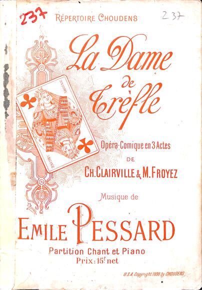 La Dame de trèfle (Clairville & Froyer / Pessard)