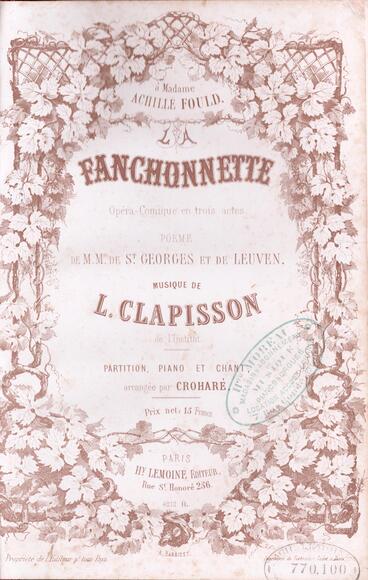 La Fanchonnette (Clapisson)