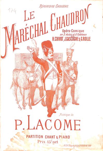 Le Maréchal Chaudron (Lacome)