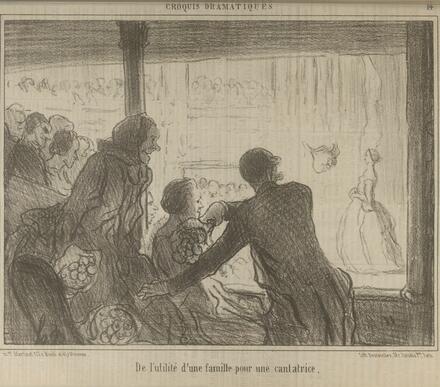 Croquis dramatiques : 14 (Daumier)