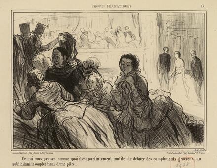 Croquis dramatiques : 15 (Daumier)