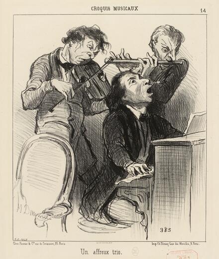 Croquis musicaux : 14 (Daumier)