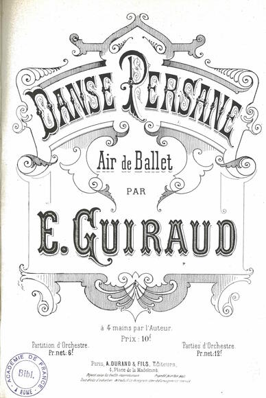 Danse persane (Ernest Guiraud)