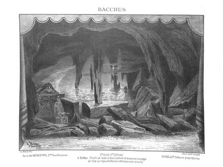 Décor de Bacchus de Massenet (1er acte - 1er tableau)
