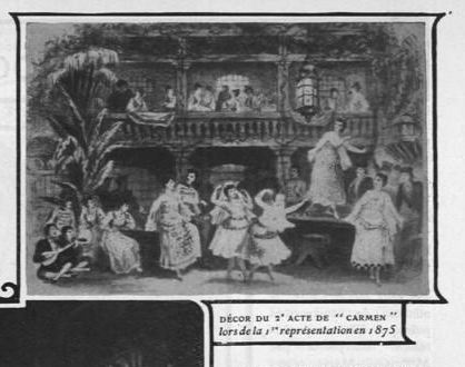 Décor de Carmen en 1875 (acte II)