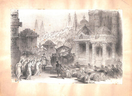 Décor du Roi de Lahore (Massenet) : acte IV