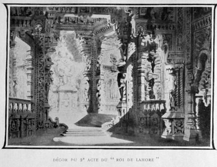 Décor du Roi de Lahore (Massenet) : acte II