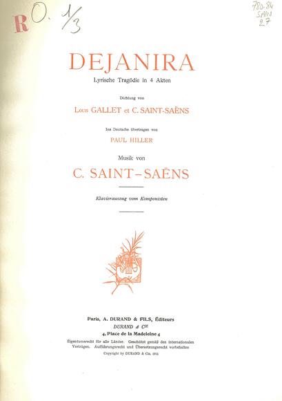 Dejanira (Camille Saint-Saëns)